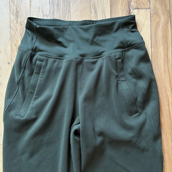 Athleta Olive Green Unstoppable Fleece-Lined Joggers - Picture 5 of 5